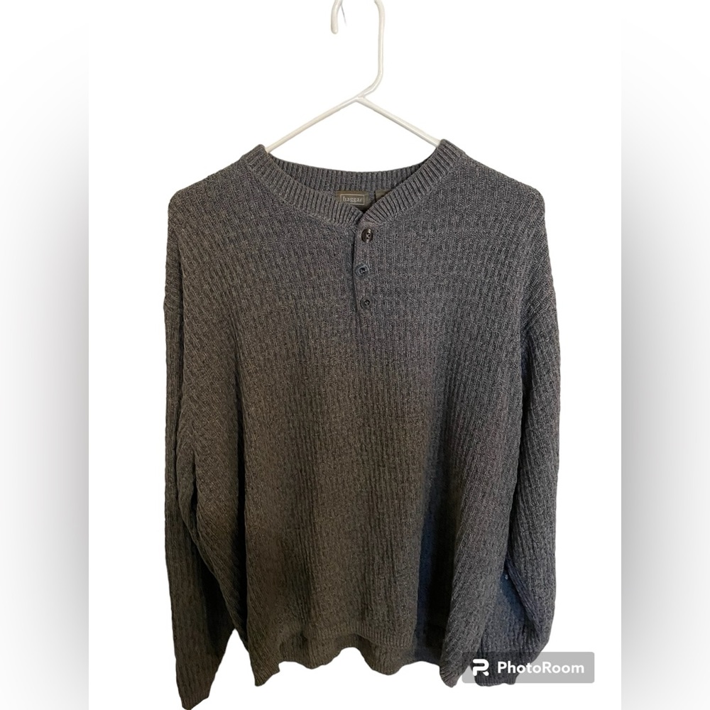 Men’s Haggar Generations XL Pullover Sweater in Gray - Picture 4 of 6